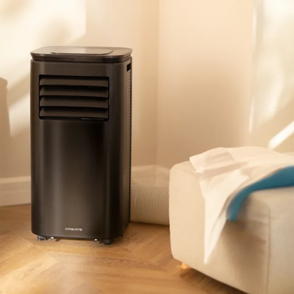 Ar Condicionado Portátil 4 em 1+ Kit de extração e isolamento de janelas rebatíveis